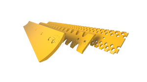 Угловые ножи Komatsu 195-70-12620